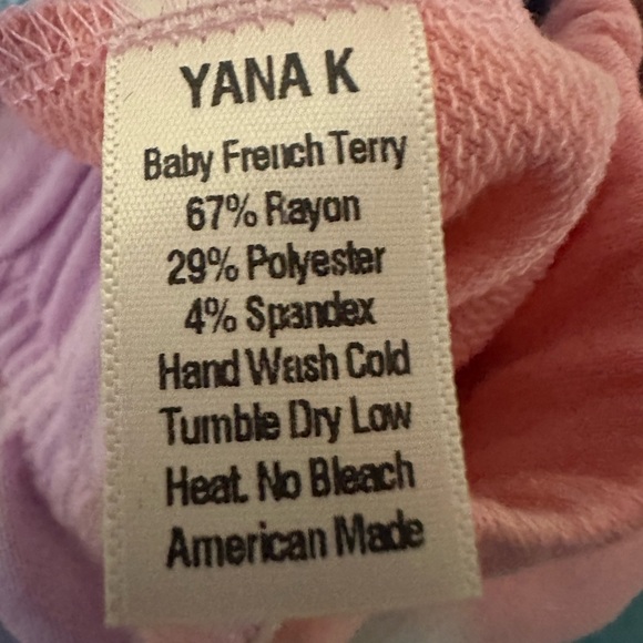 Yana K Large Cari Tie dye Shorts Pink Yellow Mint - Picture 5 of 6